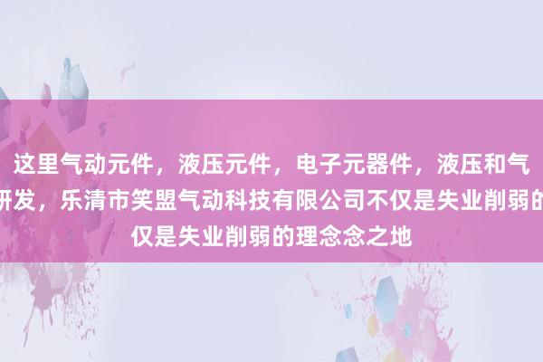 这里气动元件，液压元件，电子元器件，液压和气压动力机械研发，乐清市笑盟气动科技有限公司不仅是失业削弱的理念念之地